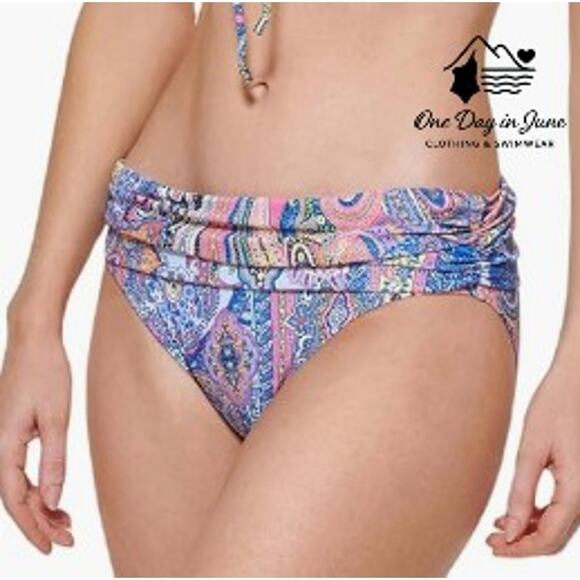 Tommy Hilfiger Fold Over Bikini Bottom Size XS - Picture 1 of 7